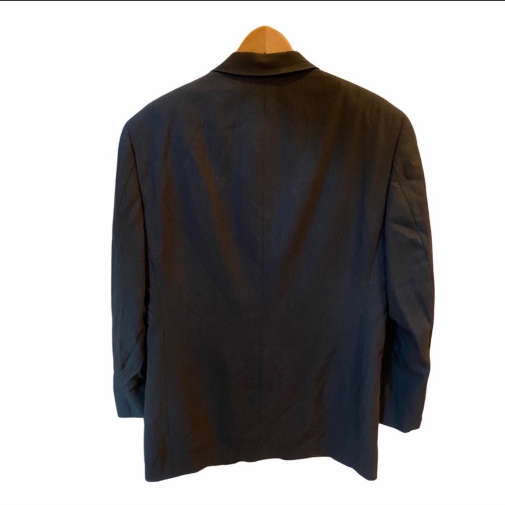 Ted Baker London Nordstrom 3 Button Black Blazer 41R Suit English Sports Coat - Picture 3 of 7